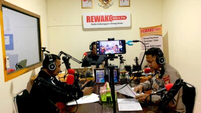 Kapolres Gowa Hadiri Panggilan Wawancara di Radio Rewako FM