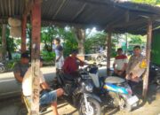 Bhabinkamtibmas Polsek Manggala Sambangi Tukang Ojek