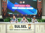 Polda Sulsel Gelar Konferensi Pers Terkait Kasus Penipuan Online, 40 Terduga Pelaku Diserahkan oleh Kodam XIV Hasanuddin