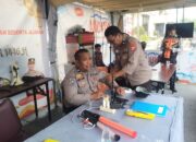 Dokkes Polrestabes Makassar Lakukan Pengecekan Kesehatan Personel di Pos Operasi Ketupat 2025