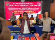 Polisi Gagalkan Peredaran 24 Kg Sabu di Palu, 3 Pelaku Ditangkap