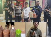 Polsek Manggala dan Patmor Sabhara Polda Sulsel Tindak Tegas Remaja Pesta Miras