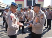 Tingkatkan Profesionalisme, Propam Polrestabes Makassar Laksanakan Pemeriksaan Kelengkapan Rutin