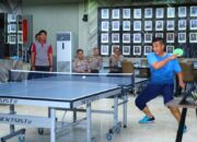 Semarak Pertandingan Tenis Meja Antar PJU dan Satker Warnai Peringatan Hari Bhayangkara ke-79 di Polda Sulsel