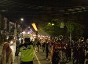 Personel Lalu Lintas Polrestabes Makassar Kawal Kelancaran Pawai Obor Festival Muharram