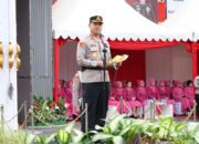 Kapolrestabes Makassar Pimpin Upacara Kenaikan Pangkat 58 Personel Polrestabes Makassar