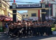 Tingkatkan Kemampuan, Personil Samapta Polrestabes Makassar Gelar Pelatihan Rutin Dalmas