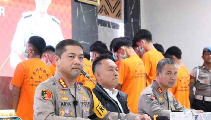 Polrestabes Makassar Tangkap 23 Anggota Geng Motor Usai Serang Warga di Tiga Lokasi