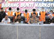 Polrestabes Makassar Musnahkan Barang Bukti Narkotika Senilai Rp16 Miliar