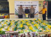 Beras SPHP Ludes Diborong Warga, Pangan Murah Polsek Manggala Disambut Antusias