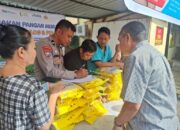 Gerakan Pangan Murah Polsek Makassar Distribusikan 3 ton beras SPHP