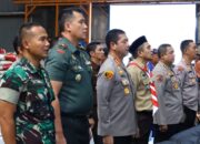 Kapolrestabes Makassar Bersama Forkopimda Sulsel Ikuti Vicon Kick Off Gerakan Pangan Murah Bersama Kapolri