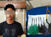 Polsek Makassar Amankan Pemuda Bawa Busur dan Ketapel di Jalan Maccini Raya