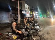 Personil Samapta Polrestabes Makassar Antisipasi Balap Liar dan Tawuran Lewat Patroli KRYD