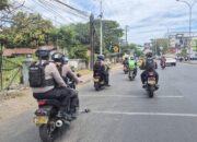 Patroli Samapta Polrestabes Makassar Keliling Kota, Hadirkan Rasa Aman bagi Warga