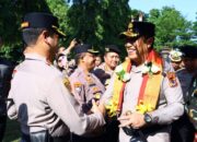 Kapolrestabes Makassar Sambut Kedatangan Kapolda Sulsel Irjen Pol Djuhandhani Rahardjo Puro di Polda Sulsel