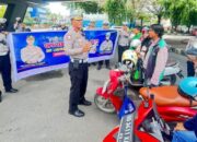 Sosialisasi Ops Zebra, Sat Lantas Polrestabes Makassar Edukasi Komunitas Ojol