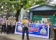 Operasi Zebra Pallawa 2025, Satlantas Polrestabes Makassar Edukasi Keselamatan Berkendara kepada Pelajar SMA