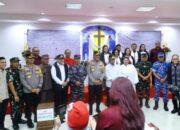 Kapolrestabes Makassar, Kapolda Sulsel dan Forkopimda Pantau Misa Natal 2025 Pastikan Situasi Kondusif