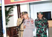 Apel Pengamanan Natal dan Tahun Baru Polsek Tallo Digelar di Kantor Kecamatan Tallo