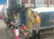 Bhabinkamtibmas Polsek Tallo Sampaikan Pesan Kamtibmas kepada Warga Rappokalling