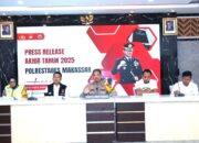 Press Release Akhir Tahun, Kapolrestabes Makassar Paparkan Capaian Kinerja Sepanjang Tahun 2025