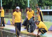 Tindak lanjuti Program Presiden, Polres Maros Gelar Aksi Bersih-Bersih di PTB Maros