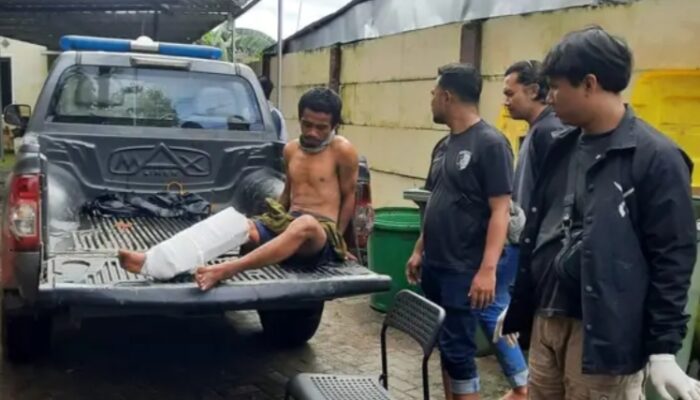 Begal Kembali Bui Setelah Kakinya Diterjang Timah Panas Polisi Tamalate