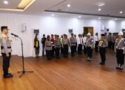 Upacara PTDH di Polrestabes Makassar, Kapolrestabes Ingatkan Personel Jauhi Pelanggaran