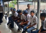 Polsek Tamalate Tertibkan Pelajar Berkeliaran Saat Jam Sekolah