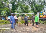 Respon Cepat, Personel Polsek Biringkanaya Evakuasi Pohon Tumbang di Jalan Pajjaiang