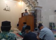 Kapolsek Rappocini Gelar Safari Ramadhan di Masjid Quba, Sampaikan Pesan Kamtibmas
