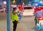 Personil Pos PAM Ops Ketupat Polsek Rappocini Laksanakan Pengaturan Lalu Lintas di Jl. Sultan Alauddin