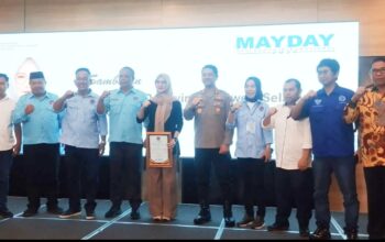 Ramaikan Mayday Workshop Ketenagakerjaan, KSPSI Sulsel Gandeng PMI Donor Darah dan Cek Kesehatan Gratis