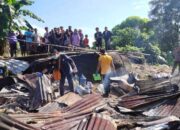 Tim Inafis Polrestabes Makassar Olah TKP Kebakaran Gubuk Tewaskan Pemulung di Antang