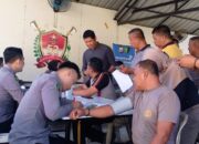 Jaga Kesehatan Personel, Polsek Biringkanaya Gelar Pemeriksaan Berkala