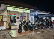 Polsek Manggala Amankan 9 Motor Knalpot Brong dalam Operasi Cipta Kondisi Malam Minggu
