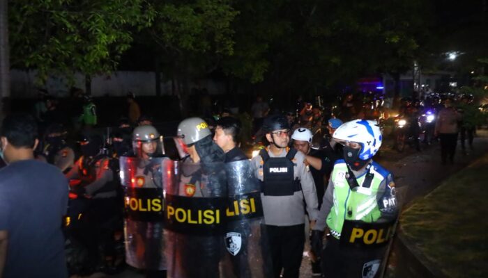 Polisi Kawal Aksi Unjuk Rasa Peringatan Amarah Mahasiswa UMI