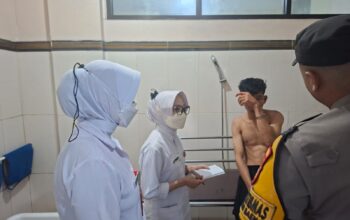 Polsek Tamalate Amankan Terduga Begal Bersenjata Parang dari Amukan Massa