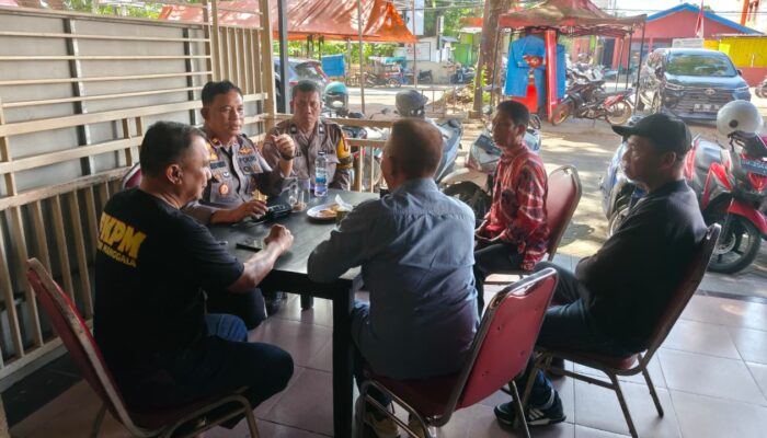 Perkuat Kemitraan, Kapolsek Manggala Gelar Ngopi Morning Bersama Tokoh Masyarakat