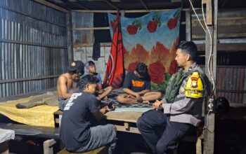 Kapolsek Tallo Apresiasi Patroli Bhabinkamtibmas Kaluku Bodoa di Dini Hari