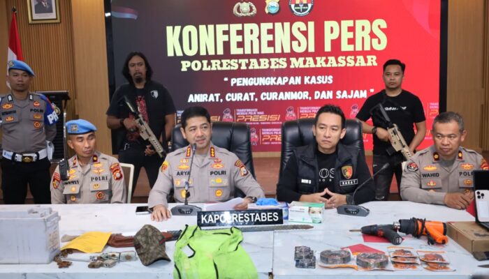 Sepekan, Polrestabes Makassar Amankan 38 Pelaku Kejahatan Jalanan