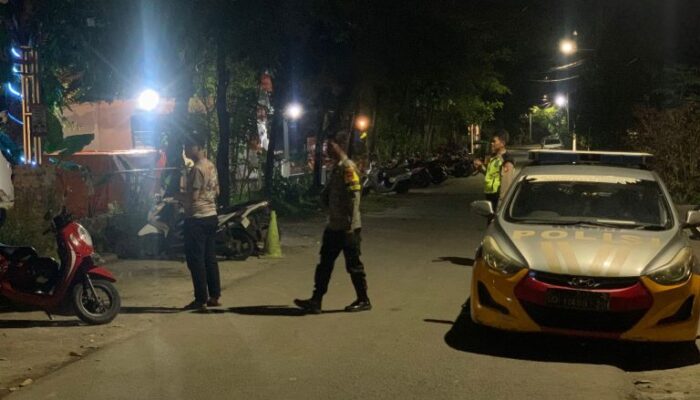Patroli Siaga Kamtibmas, Polsek Tallo Intensifkan Pemantauan Wilayah Rawan Gangguan Keamanan