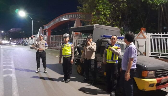 Patroli Dini Hari Tembus Pagi, Polsek Rappocini Intensif Antisipasi Geng Motor dan Gangguan Kamtibmas
