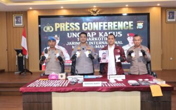 Polrestabes Makassar Ungkap Sabu Senilai Rp2,7 Miliar dari Jaringan Internasional Malaysia–Makassar