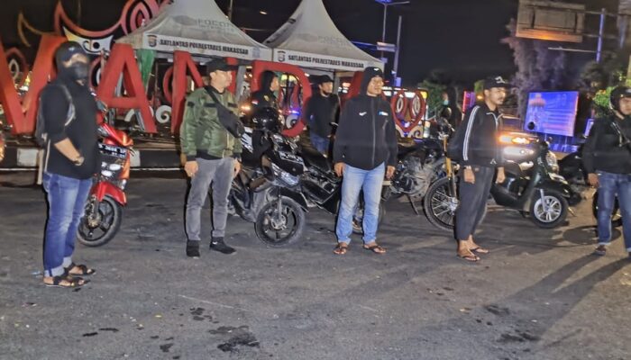 Tim Resmob Polsek Biringkanaya Intensif Patroli Dini Hari Antisipasi Geng Motor dan Kriminalitas
