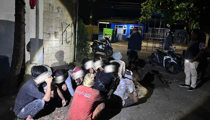Sepuluh Lelaki Diduga Hendak Curi Kabel Tembaga Diamankan Resmob Polsek Rappocini
