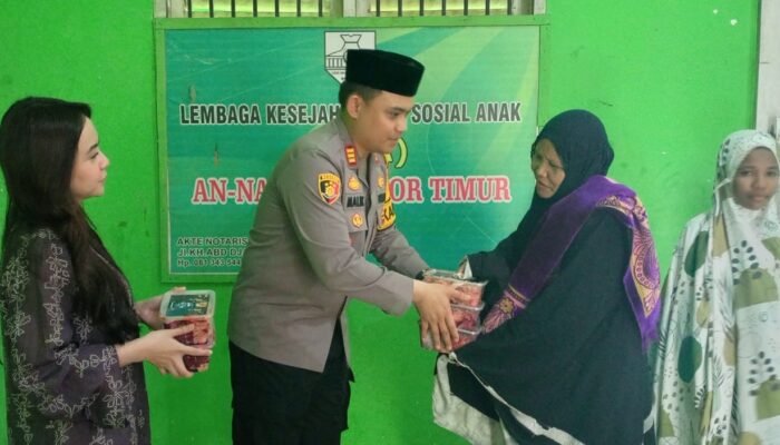 Polsek Biringkanaya Melaksanakan Penyembelihan dan Pembagian Daging Qurban Idul Adha 1447 H