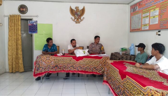 Bhabinkamtibmas Banta-bantaeng Bersama Tripilar Selesaikan Perselisihan Kenakalan Remaja