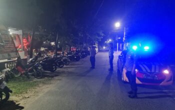 Kapolsek Apresiasi Personel, Patroli 02.00 WITA Perkuat Keamanan Tallo